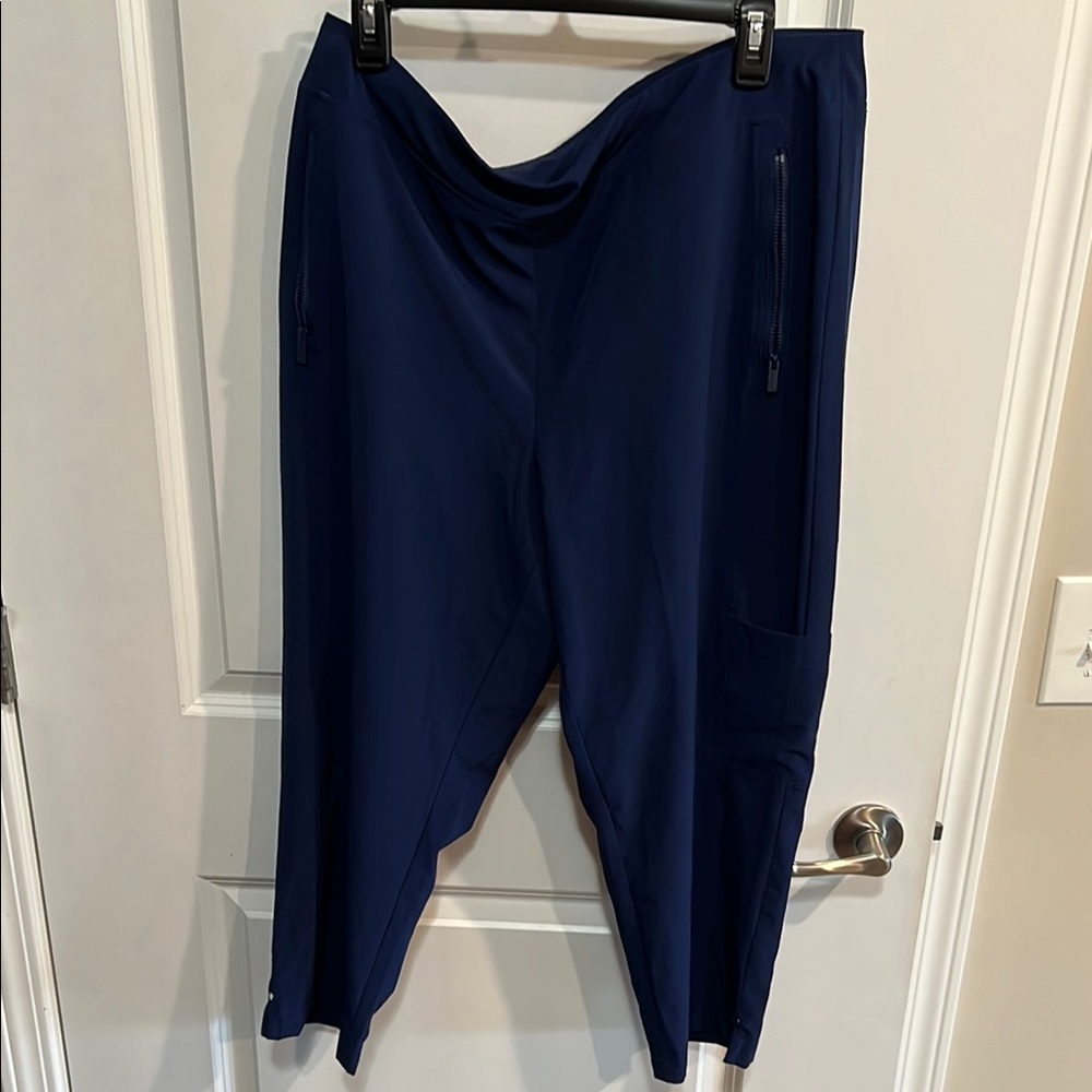 Chico's Deep Blue Cargo Pants